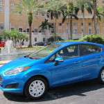 Ford Fiesta EcoBoost 1.0 litros en azul