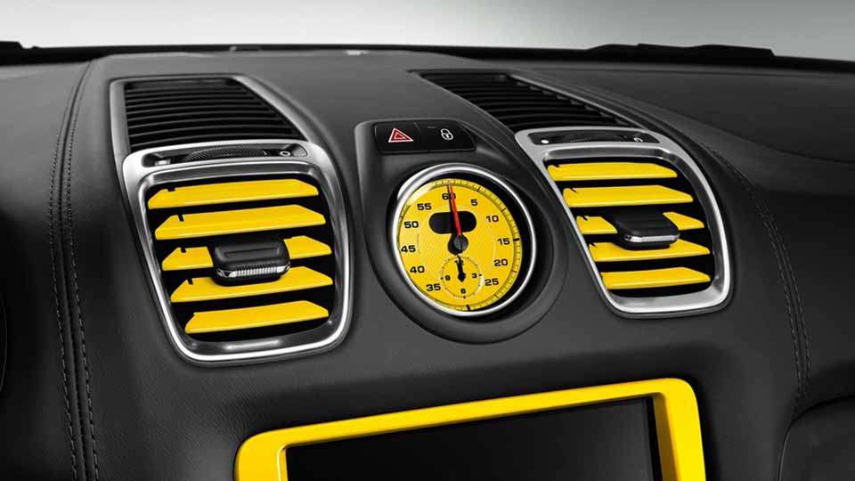 Porsche Cayman S Racing Yellow
