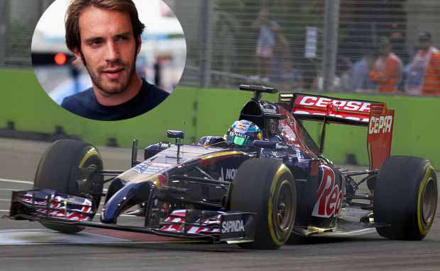 Vergne a bordo de su Toro Rosso