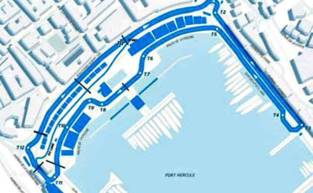 Pista oficial ePrix Monaco