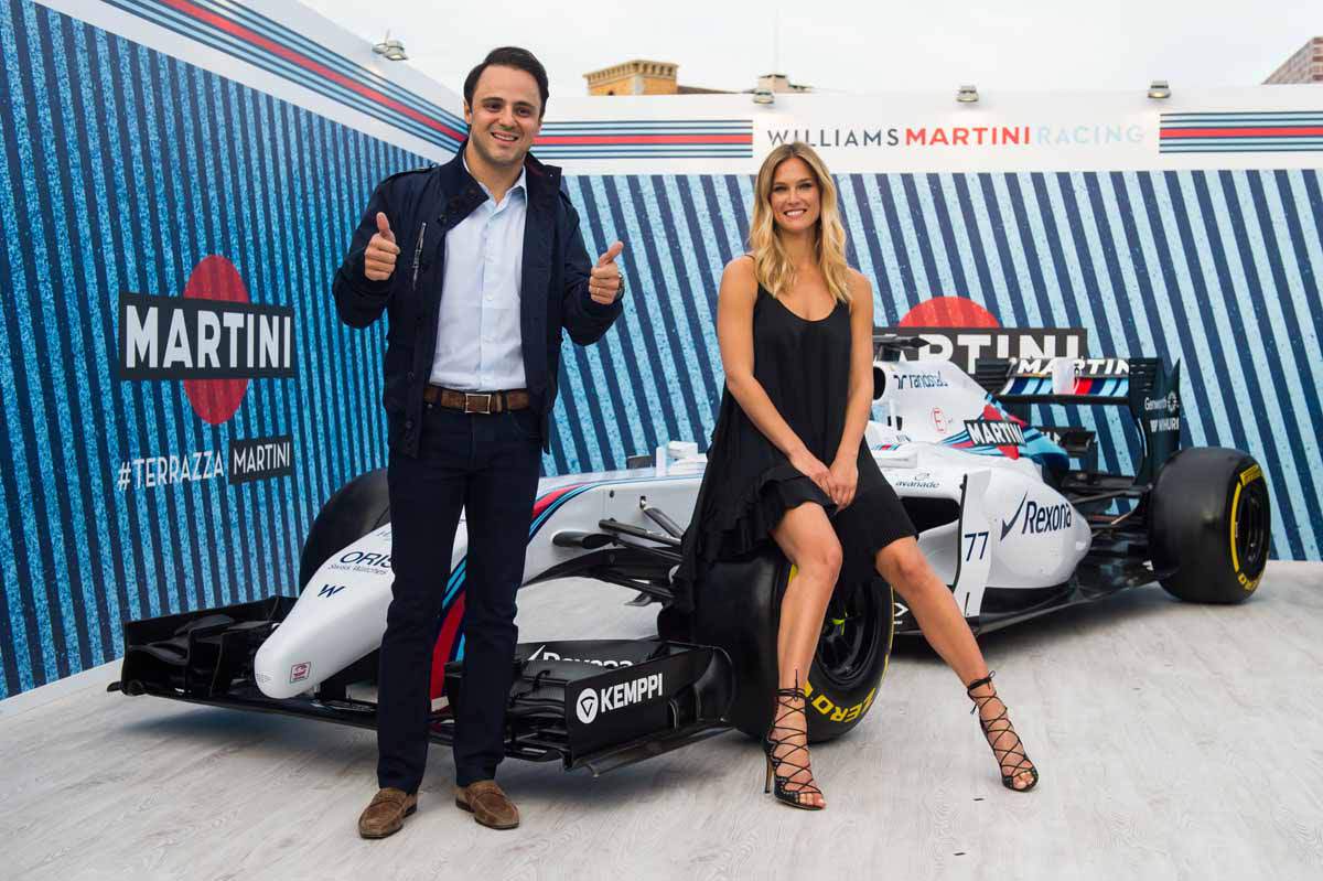 Felipe Massa y Bar Refaeli