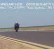 Bugatti Veyron vs Kawasaki H2R.