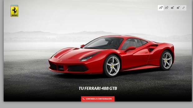 Ferrari Configurator 488 GTB