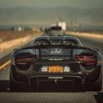 Porsche 918 Spyder from behind