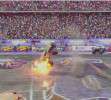 Monster truck MAX-D en plena acción.