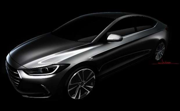 Hyundai Elantra boceto