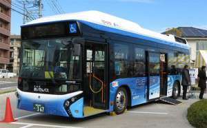 Toyota Fuel Cell Bus en Tokio