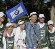 Bill Murray presente en el BMW Championship 2015.