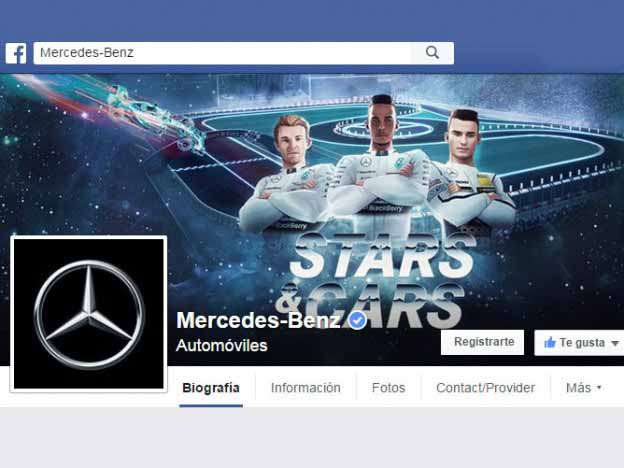 Portada del Fanpage de Mercedes
