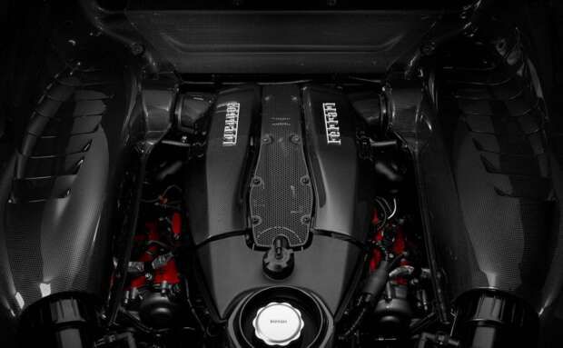 Motor del Ferrari F8 Tributo