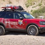 La Bronco Sport Off-Roadeo Adventure Patrol toma como base a la Bronco Sport Badlands y está inspirada en los eventos Off-Roadeo. Estos serán cinco eventos para que los entusiastas de la Bronco puedan podrán enfrentarse a pruebas todoterreno en distintos niveles, desde principiantes hasta expertos.