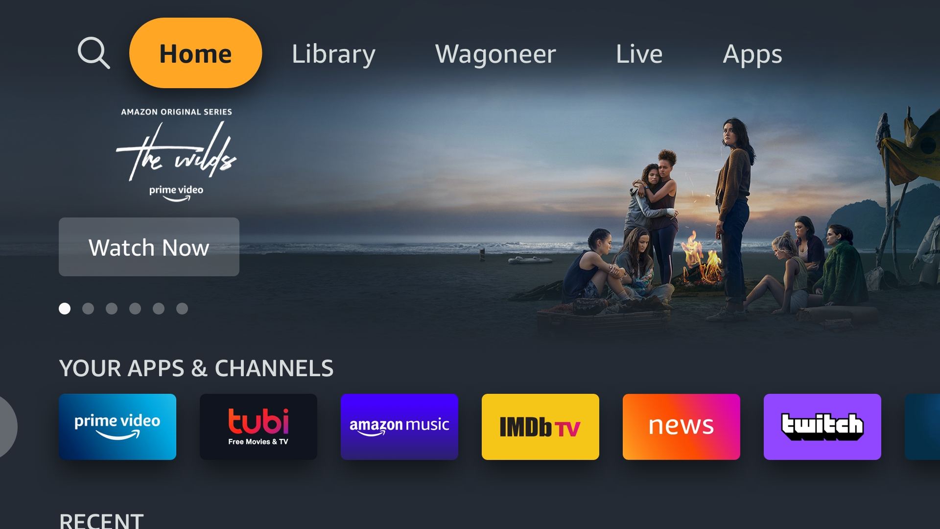 Fire TV for Auto en el nueva Wagoneer y Grand Wagoneer
