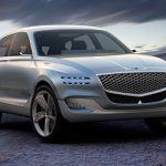 Genesis GV80 Concept 2017
La SUV GV80 fue antecedida por un concepto que nos adelantó bastante bien sus elementos de diseño. Hagan un poco más grandes los faros y agreguen fascias y estribos más realistas.