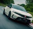 Honda Civic type R on curve