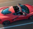 Chevrolet-Corvette_C8_Stingray-overhead drone shot