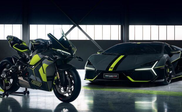 Panigale V4 Lamborghini + Lamborghini Revuelto