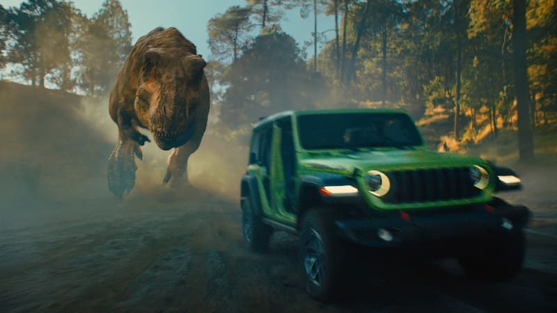 Campaña Jurassic World Rebirth de Jeep
