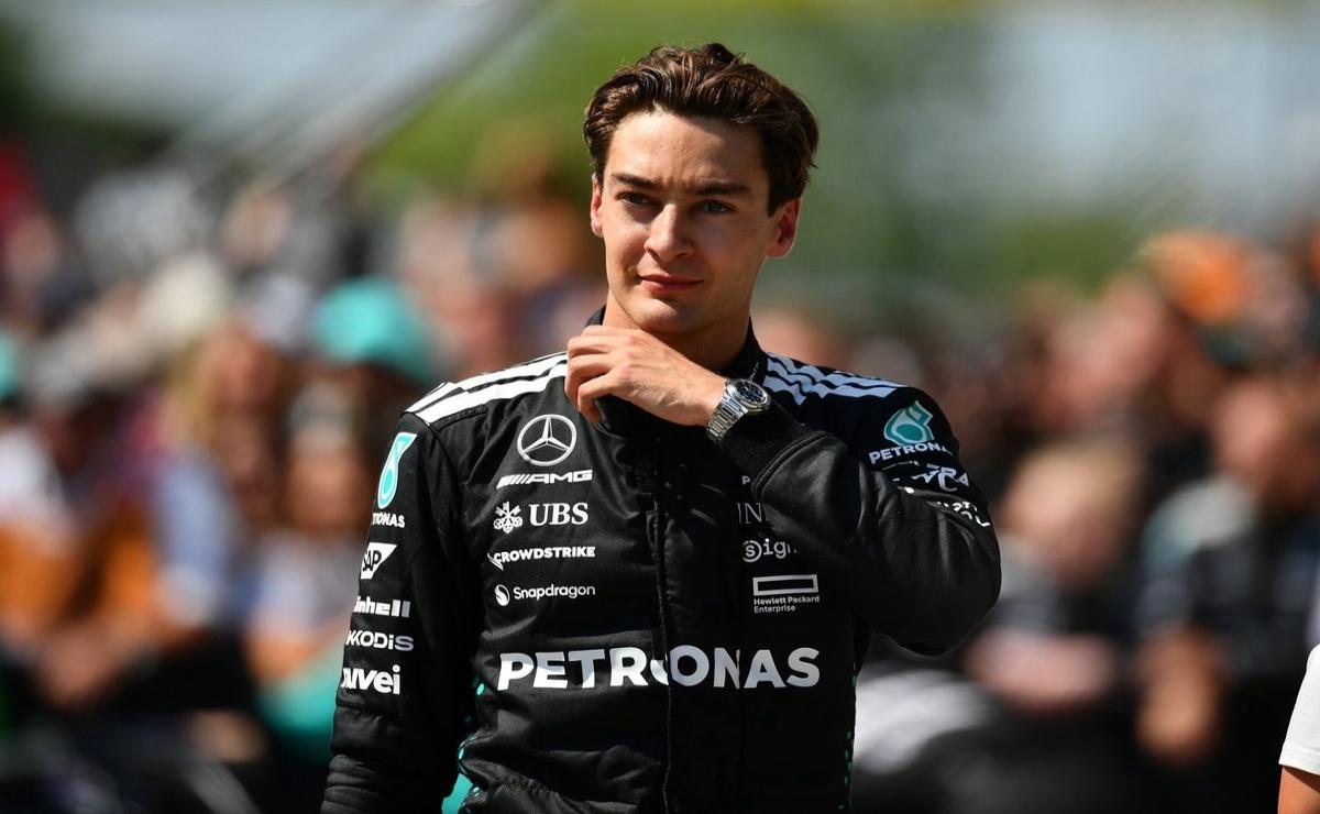 El mensaje de preocupación de George Russell tras el adelantamiento de Hamilton en Silverstone: "Sus neumáticos están más limpios".