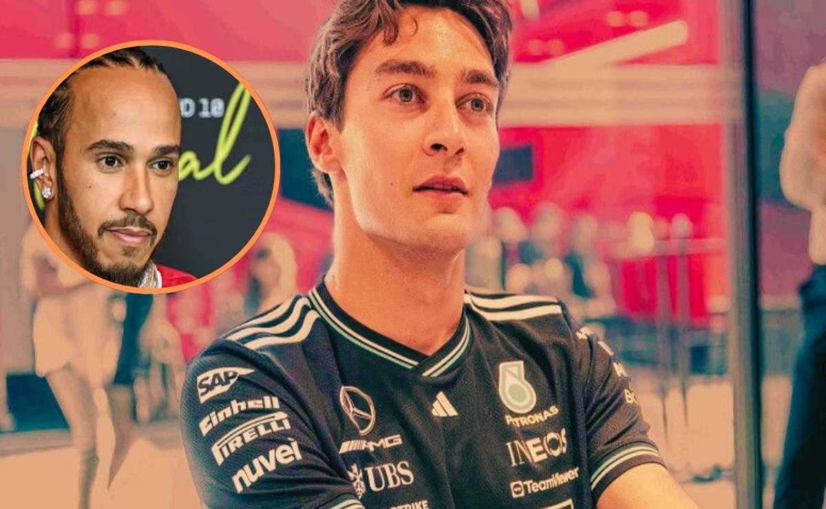 El mensaje de preocupación de George Russell tras el adelantamiento de Hamilton en Silverstone: "Sus neumáticos están más limpios".