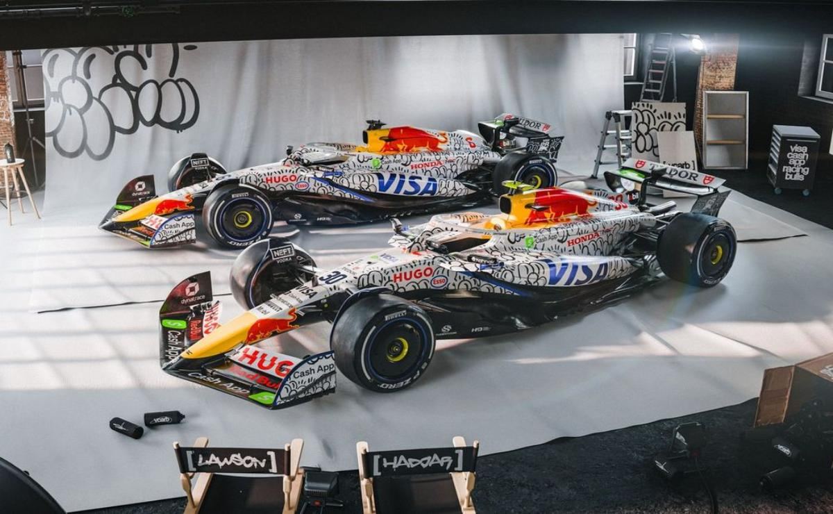 Racing Bulls sorprende en Silverstone con una decoración exclusiva de Slawn y Hugo Boss.