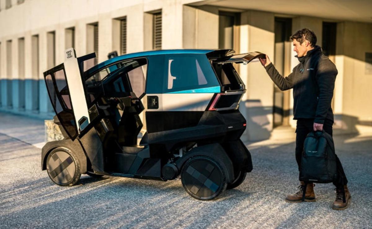 ¿Es el Cybertruck de los microvehículos eléctricos? Conoce el innovador ÆMotion, el “mini Tesla” de cuatro ruedas.