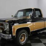 Mientras otras camionetas buscaban una estética más robusta, la Sierra Classic “Gentleman Jim” de 1975 se enfocaba en el lujo y el estilo. Pintada en negro y dorado, con asientos tipo cubo y una radio AM/FM con reproductor de 8 pistas, esta camioneta buscaba parecerse a un Cadillac más que a un vehículo de trabajo. Aunque su motor V8 de 350 pulgadas cúbicas solo producía unos modestos 165 hp, la elegancia era su principal atractivo. Con una producción limitada a menos de 2,500 unidades, la “Gentleman Jim” es perfecta para aquellos que querían que su camioneta se sintiera como una noche de lujo.