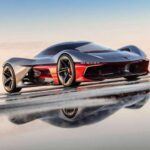 El interior del California Corvette Concept 2025 está cargado de tecnología de punta. Con una pantalla táctil curvada que abarca toda la consola central, controles intuitivos y un sistema de infoentretenimiento de última generación, los conductores estarán completamente conectados mientras disfrutan del rendimiento. Los asientos están diseñados para ofrecer un ajuste perfecto y la máxima comodidad, mientras que los materiales de alta gama, como la piel de napa y los acabados en fibra de carbono, completan la experiencia de lujo.
