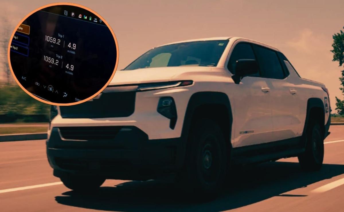 Récord mundial: la Chevy Silverado EV 2026 recorre 1,060 millas con una sola carga.