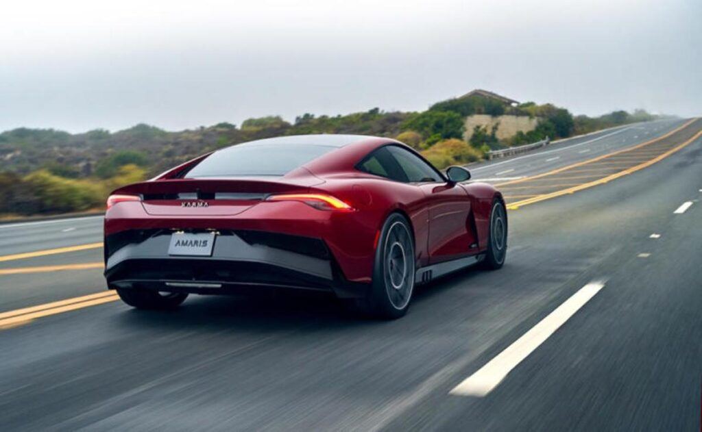 Dentro del Karma Amaris: Un Interior Futurista Revelado en la Semana del Automóvil de Monterey.