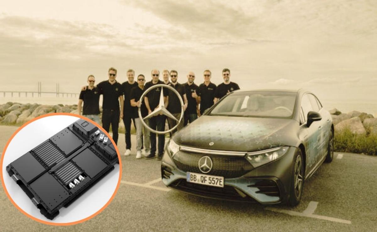 Mercedes rompe récord: su eléctrico recorre 749 millas con una sola carga.