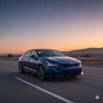 Precio aproximado: $28,000
El Kia K5 es el hermano premium del Hyundai Sonata, pero con un toque más deportivo. Este SUV combina un diseño moderno con una potente motorización turboalimentada que aporta un extra de dinamismo. Los acabados interiores son de alta calidad, con materiales suaves al tacto que hacen que cada viaje sea un placer. Además, su impresionante pantalla digital y el sistema de infoentretenimiento de última generación le dan un aire futurista, sin sacrificar la comodidad ni el estilo.