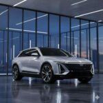 Precio aproximado: $59,000
El Cadillac Lyriq es el regreso de la marca estadounidense al mundo de los vehículos eléctricos, y lo hace con una propuesta de lujo impresionante. Este SUV tiene un interior espectacular con materiales de alta calidad y una pantalla central de gran tamaño que resalta su diseño futurista. La conducción es extremadamente cómoda y silenciosa, ideal para quienes buscan un SUV eléctrico de lujo. Aunque no es un coche deportivo, el Lyriq ofrece una autonomía sólida y una calidad de construcción que se siente premium. Por su precio, alrededor de $59,000, es una excelente opción para los que buscan lujo en su vehículo eléctrico.