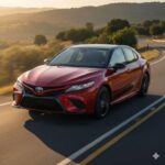 Precio aproximado: $30,000
El Toyota Camry XSE es el modelo de la marca que demuestra que los SUV pueden ser deportivos y funcionales al mismo tiempo. Con un diseño más audaz y detalles deportivos como los asientos mejorados, este SUV cuenta con un sistema de suspensión que ofrece una conducción cómoda y silenciosa, mientras que sus características tecnológicas lo mantienen a la vanguardia. El XSE es la opción perfecta para quienes desean un SUV con una personalidad más deportiva sin perder en ningún momento la fiabilidad y la eficiencia que caracteriza a Toyota.