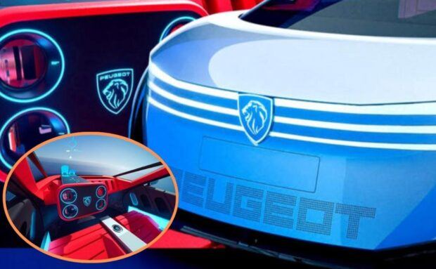 Peugeot reinventa la conducción con un volante cuadrado en su concepto para el próximo 208.