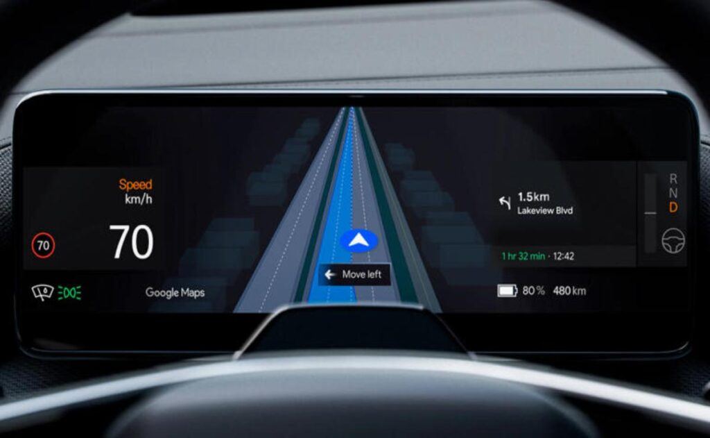 Nueva función del Polestar 4: IA para evitar que te pases la salida.