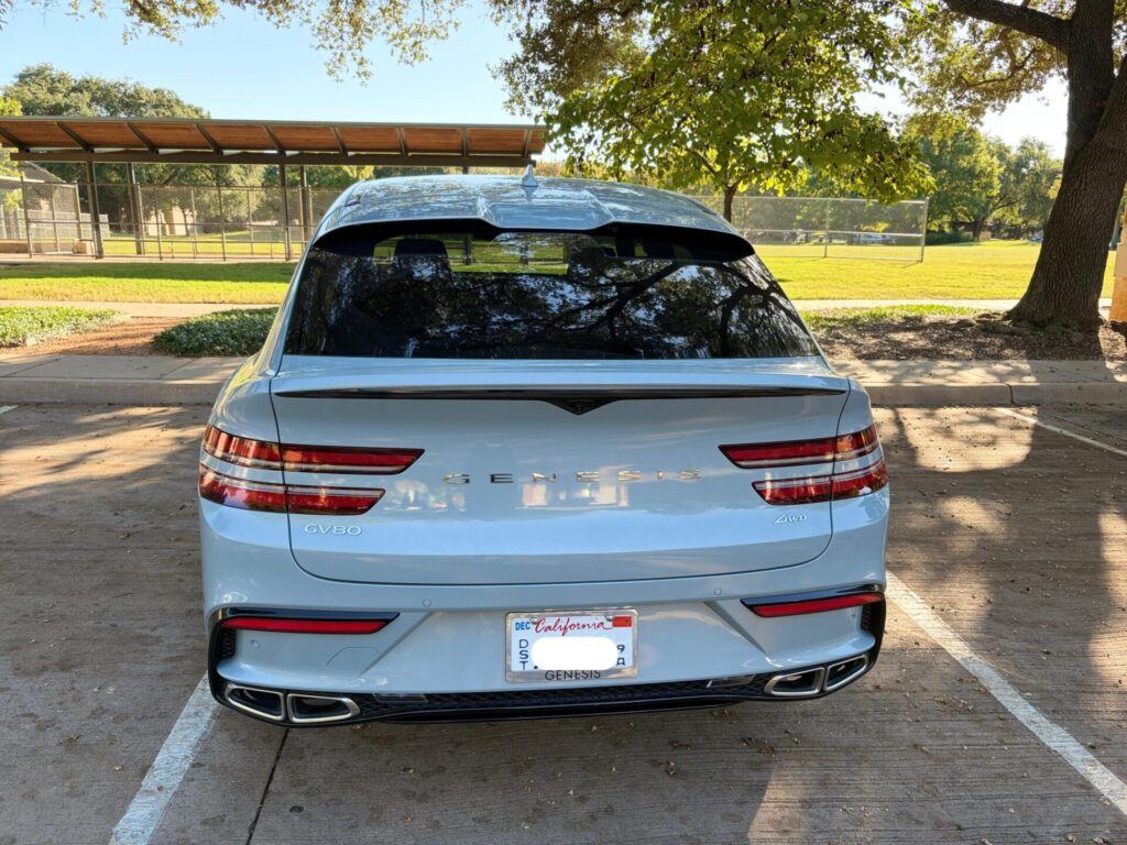 Trasera de un GV80 Coupe 2026