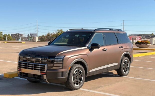 Frontal 3/4 de un Hyundai Palisade XRT PRO 2026