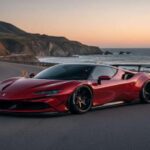 El SF90 Stradale preparado por Liberty Walk se siente salvaje, con un widebody bajo y agresivo. Tener uno significa jornadas de circuito y adrenalina constante. La potencia híbrida irrumpe con cierta imprevisibilidad en la calle. El estilo lo domina todo, quizá en exceso. Su sola presencia grita velocidad.