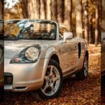 El MR2 Spyder, de la tercera generación de la línea MR2, destacó por su ligereza y agilidad. Con un motor 1,8 litros de 138 caballos y un tiempo de 0 a 100 km/h de 6,8 segundos, su chasis equilibrado y su diseño único de “ojos de rana” lo convierten en un deportivo apreciado por su carácter ágil y su exclusividad. Su limitada producción entre 2000 y 2005 refuerza su estatus de objeto de colección.