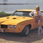 Gráficos llamativos, alerón trasero y el inconfundible frontal Endura de Pontiac convertían al GTO Judge en un coche ruidoso visualmente y con una presencia arrolladora en carretera.