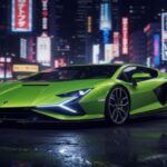 El Sián apuesta por una posición de conducción muy centrada, con el pasajero retrasado. Refuerza la sensación de estar “en el núcleo” de un Lamborghini híbrido extremo.