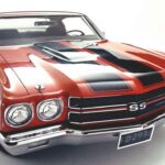 El Chevelle SS de 1970 transformó un coche familiar en un verdadero muscle car, con un V8 capaz de alcanzar 100 mph en apenas 13 segundos. Su transmisión ‘rock crusher’ ofrecía un rendimiento que pocos coches de producción podían igualar.