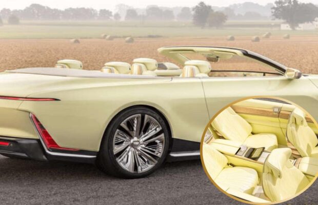 Piel de hongo y copas de cristal: Así es el Cadillac Sollei hecho para el uno por ciento global