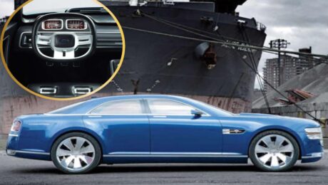 Seguro en vez de salvaje: Ford cambió a un marine con uniforme azul de gala por un aburrido transporte familiar