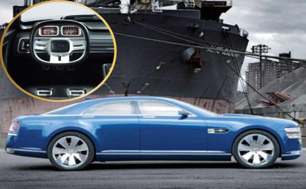 Seguro en vez de salvaje: Ford cambió a un marine con uniforme azul de gala por un aburrido transporte familiar