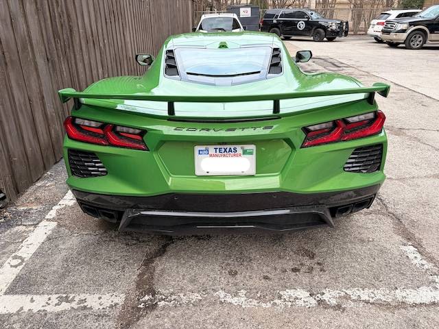 Trasera de un Corvette Stingray 2026