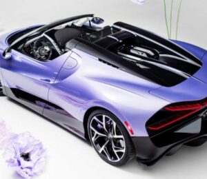 Bugatti W16 Mistral Lavanda: un superdeportivo con alma floral.