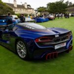 El Hennessey Venom F5 es la resistencia del motor térmico en esta lista. Su V8 biturbo de 6.6 litros genera 1.817 CV, apuntando a superar los 500 km/h.