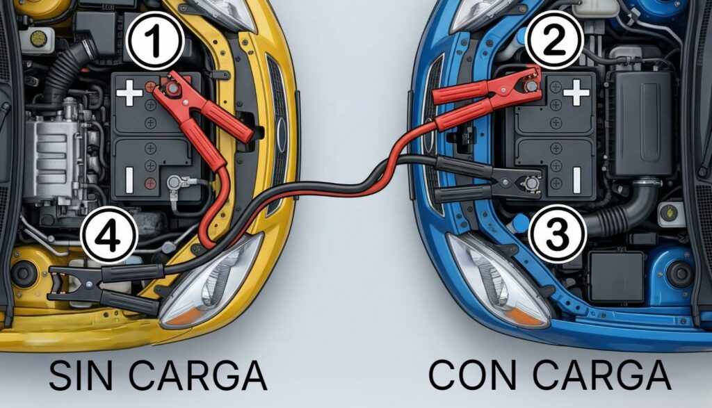 Cómo pasar corriente de un auto a otro sin quemar la computadora