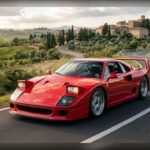 El Ferrari F40 fue concebido prácticamente como un coche de carreras homologado para carretera. Equipado con un motor V8 biturbo, carecía de dirección asistida, frenos asistidos y ayudas electrónicas. La brutal entrada de potencia de los turbocompresores podía provocar pérdidas de tracción repentinas, obligando al conductor a dosificar el acelerador con enorme cuidado para evitar situaciones comprometidas.